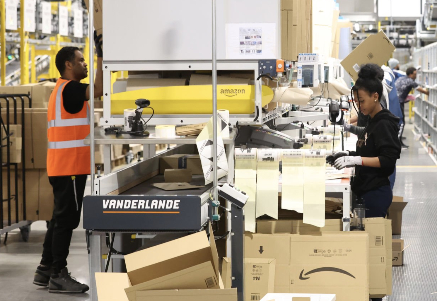 Amazon processing facility